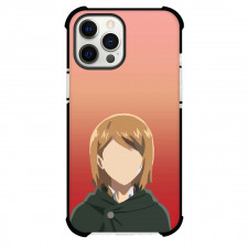 Attack On Titan Petra Phone Case For iPhone Samsung Galaxy Pixel OnePlus Vivo Xiaomi Asus Sony Motorola Nokia - Petra Portrait Minimalist Art On Red Background