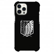Attack On Titan Phone Case For iPhone Samsung Galaxy Pixel OnePlus Vivo Xiaomi Asus Sony Motorola Nokia - Survey Corps Logo Black And White