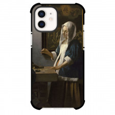 Johannes Vermeer Woman With A Balance Phone Case For iPhone and Samsung Galaxy Devices - Woman With A Balance Painting Baroque Artwork