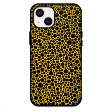 Yayoi Kusama Phone Case For iPhone Samsung Galaxy Pixel OnePlus Vivo Xiaomi Asus Sony Motorola Nokia - Yayoi Kusama Black Polka Dots On Yellow Background