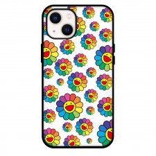 Takashi Murakami Phone Case For iPhone Samsung Galaxy Pixel OnePlus Vivo Xiaomi Asus Sony Motorola Nokia - Takashi Murakami Flower Canvas Pattern Art