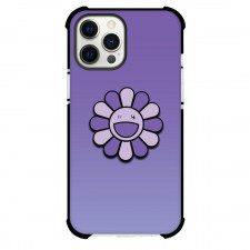 Takashi Murakami Phone Case For iPhone Samsung Galaxy Pixel OnePlus Vivo Xiaomi Asus Sony Motorola Nokia - Takashi Murakami Flower Of Joy Violet Purple Background
