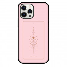 Pink Deck Tarot The Hierophant Phone Case For iPhone Samsung Galaxy Pixel OnePlus Vivo Xiaomi Asus Sony Motorola Nokia - The Hierophant Tarot On Pink Background