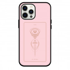 Pink Deck Tarot King Of Swords Phone Case For iPhone Samsung Galaxy Pixel OnePlus Vivo Xiaomi Asus Sony Motorola Nokia - King Of Swords Tarot On Pink Background