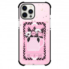 The Lovely Omens Tarot Ace Of Cups Phone Case For iPhone Samsung Galaxy Pixel OnePlus Vivo Xiaomi Asus Sony Motorola Nokia - Ace Of Cups Tarot On Starry Pink Background