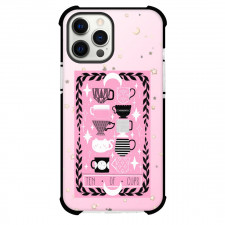 The Lovely Omens Tarot Ten Of Cups Phone Case For iPhone Samsung Galaxy Pixel OnePlus Vivo Xiaomi Asus Sony Motorola Nokia - Ten Of Cups Tarot On Starry Pink Background