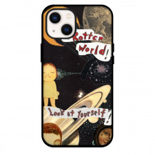 Yoshitomo Nara Phone Case For iPhone Samsung Galaxy Pixel OnePlus Vivo Xiaomi Asus Sony Motorola Nokia - Yoshitomo Nara Angry Baby Girl On Space