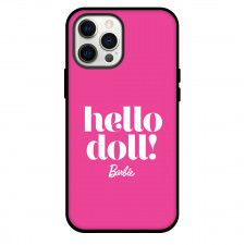 Barbie Phone Case For iPhone Samsung Galaxy Pixel OnePlus Vivo Xiaomi Asus Sony Motorola Nokia - Barbie Hello Doll On Pink Background