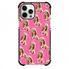 Barbie Phone Case For iPhone Samsung Galaxy Pixel OnePlus Vivo Xiaomi Asus Sony Motorola Nokia - Barbie With a Sunglass Pattern Art On Pink Background
