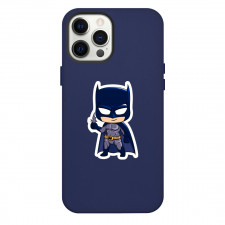 DC Comics Batman Phone Case For iPhone Samsung Galaxy Pixel OnePlus Vivo Xiaomi Asus Sony Motorola Nokia - Batman Holding Batarang Chibi Art