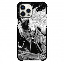 DC Comics Batman Phone Case For iPhone Samsung Galaxy Pixel OnePlus Vivo Xiaomi Asus Sony Motorola Nokia - Batman Burning Grayscale Comic Art