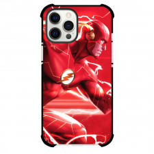 The Flash Phone Case For iPhone Samsung Galaxy Pixel OnePlus Vivo Xiaomi Asus Sony Motorola Nokia - The Flash Running In Pop Art Red Background