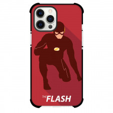 The Flash Phone Case For iPhone Samsung Galaxy Pixel OnePlus Vivo Xiaomi Asus Sony Motorola Nokia - The Flash Silhouette Minimalist Art Red Background