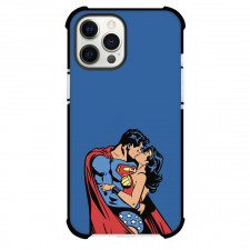 DC Comics Superman Phone Case For iPhone Samsung Galaxy Pixel OnePlus Vivo Xiaomi Asus Sony Motorola Nokia - Superman Kissing Wonder Woman Comic Series Pop Art