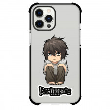Death Note L Phone Case For iPhone Samsung Galaxy Pixel OnePlus Vivo Xiaomi Asus Sony Motorola Nokia - L Sitting Chibi Sticker