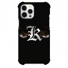 Death Note Light Yagami Phone Case For iPhone Samsung Galaxy Pixel OnePlus Vivo Xiaomi Asus Sony Motorola Nokia - Light Yagami Eyes With K Logo