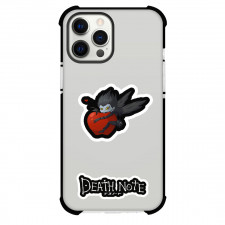Death Note Ryuk Phone Case For iPhone Samsung Galaxy Pixel OnePlus Vivo Xiaomi Asus Sony Motorola Nokia - Ryuk Eating Apple Cartoon Art Sticker