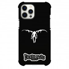 Death Note Ryuk Phone Case For iPhone Samsung Galaxy Pixel OnePlus Vivo Xiaomi Asus Sony Motorola Nokia - Ryuk Flying Silhouette On Black Background