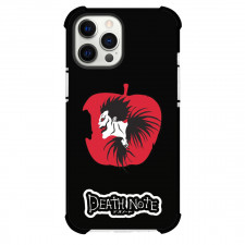 Death Note Ryuk Phone Case For iPhone Samsung Galaxy Pixel OnePlus Vivo Xiaomi Asus Sony Motorola Nokia - Ryuk Side Portrait On Apple Background