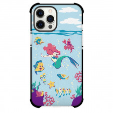 The Little Mermaid Phone Case For iPhone Samsung Galaxy Pixel OnePlus Vivo Xiaomi Asus Sony Motorola Nokia - Ariel Flounder Sebastian Fish In The Ocean Cartoon Art