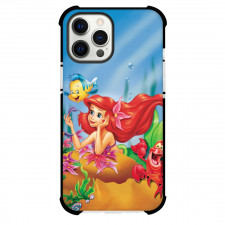 The Little Mermaid Phone Case For iPhone Samsung Galaxy Pixel OnePlus Vivo Xiaomi Asus Sony Motorola Nokia - Ariel Flounder Sebastian Looking At Flowers