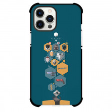Destiny Phone Case For iPhone Samsung Galaxy Pixel OnePlus Vivo Xiaomi Asus Sony Motorola Nokia - Destiny 2 Illustration Cyan Background