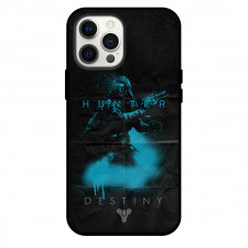 Destiny Phone Hunter Case For iPhone Samsung Galaxy Pixel OnePlus Vivo Xiaomi Asus Sony Motorola Nokia - Hunter On Blue And Black Background