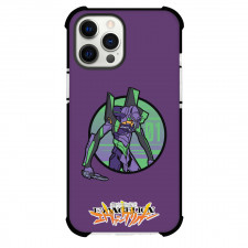 Neon Genesis Evangelion Unit 01 Phone Case For iPhone Samsung Galaxy Pixel OnePlus Vivo Xiaomi Asus Sony Motorola Nokia - Evangelion Unit 01 Attack Mode On Purple Background