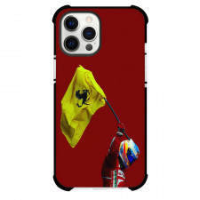 F1 Formula One Fernando Alonso Phone Case For iPhone Samsung Galaxy Pixel OnePlus Vivo Xiaomi Asus Sony Motorola Nokia - Fernando Alonso Holding Ferrari Flag