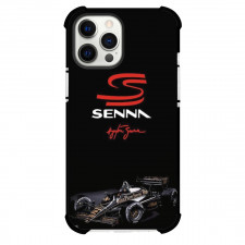 F1 Formula One Ayrton Senna Phone Case For iPhone Samsung Galaxy Pixel OnePlus Vivo Xiaomi Asus Sony Motorola Nokia - Ayrton Senna Lotus 98T On Black Background