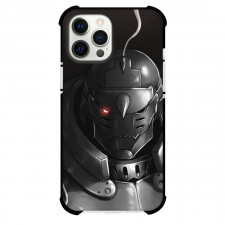 Fullmetal Alchemist Alphonse Elric Phone Case For iPhone Samsung Galaxy Pixel OnePlus Vivo Xiaomi Asus Sony Motorola Nokia - Alphonse Elric Portrait On Black Background