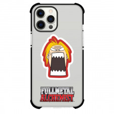 Fullmetal Alchemist Edward Elric Phone Case For iPhone Samsung Galaxy Pixel OnePlus Vivo Xiaomi Asus Sony Motorola Nokia - Edward Elric Angry Avatar Chibi Art Sticker