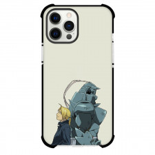 Fullmetal Alchemist Phone Case For iPhone Samsung Galaxy Pixel OnePlus Vivo Xiaomi Asus Sony Motorola Nokia - Edward Elric Alphonse Elric Back To Back