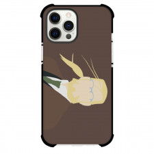 Fullmetal Alchemist Hohenheim Phone Case For iPhone Samsung Galaxy Pixel OnePlus Vivo Xiaomi Asus Sony Motorola Nokia - Hohenheim Minimalist On Brown Background