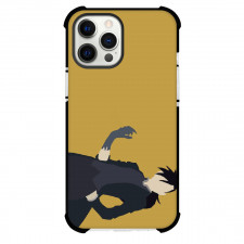Fullmetal Alchemist Ling Yao Phone Case For iPhone Samsung Galaxy Pixel OnePlus Vivo Xiaomi Asus Sony Motorola Nokia - Ling Yao Minimalist On Yellow Background