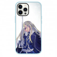 Fullmetal Alchemist Olivier Mira Armstrong Phone Case For iPhone Samsung Galaxy Pixel OnePlus Vivo Xiaomi Asus Sony Motorola Nokia - Olivier Mira Armstrong Side Portrait On White Background