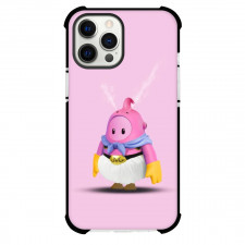 Fall Guys Majin Buu Phone Case For iPhone Samsung Galaxy Pixel OnePlus Vivo Xiaomi Asus Sony Motorola Nokia - Majin Buu Standing On Pink Background