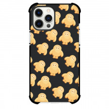 Fall Guys Phone Case For iPhone Samsung Galaxy Pixel OnePlus Vivo Xiaomi Asus Sony Motorola Nokia - Fall Guys Pattern Art On Black Background