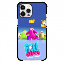 Fall Guys Phone Case For iPhone Samsung Galaxy Pixel OnePlus Vivo Xiaomi Asus Sony Motorola Nokia - Fall Guys Ultimate Knockout Crown With Blue Background Poster
