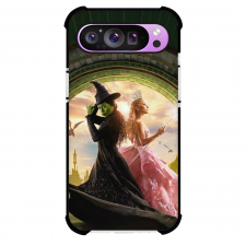 Wicked Phone Case For iPhone Samsung Galaxy Pixel OnePlus Vivo Xiaomi Asus Sony Motorola Nokia - Wicked Glinda Elphaba Standing with Monster Flying Background