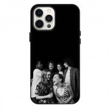 Stranger Things Phone Case For iPhone Samsung Galaxy Pixel OnePlus Vivo Xiaomi Asus Sony Motorola Nokia - Charaters Happy Gryscale Portrait Poster