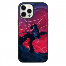 Stranger Things Eddie Phone Case For iPhone Samsung Galaxy Pixel OnePlus Vivo Xiaomi Asus Sony Motorola Nokia - Eddie Playing Guitar Fierce Cartoon Art