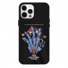 Stranger Things Phone Case For iPhone Samsung Galaxy Pixel OnePlus Vivo Xiaomi Asus Sony Motorola Nokia - The Hellfire Club Hand Illustration Poster