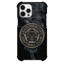 Leicester City FC Phone Case For iPhone Samsung Galaxy Pixel OnePlus Vivo Xiaomi Asus Sony Motorola Nokia - Leicester City FC Golden Logo On Dark Background