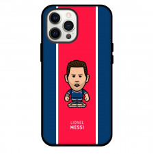 Lionel Messi Phone Case For iPhone Samsung Galaxy Pixel OnePlus Vivo Xiaomi Asus Sony Motorola Nokia - Lionel Messi Chibi Art On Blue Red Background