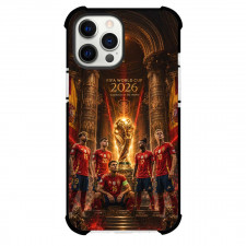 Spain 2026 Fifa World Cup Champion Phone Case For iPhone Samsung Galaxy Pixel OnePlus Vivo Xiaomi Asus Sony Motorola Nokia - Spain 2026 Fifa World Cup Champion Guardians Of The Trophy Epic Football Art Poster