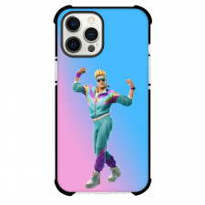 Fortnite Squating Phone Case For iPhone Samsung Galaxy Pixel OnePlus Vivo Xiaomi Asus Sony Motorola Nokia - Squating Standing On Blue Pink Background