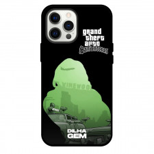 Grand Theft Auto Phone Case For iPhone Samsung Galaxy Pixel OnePlus Vivo Xiaomi Asus Sony Motorola Nokia - Grand Theft Auto San Andreas Action Poster Green Black