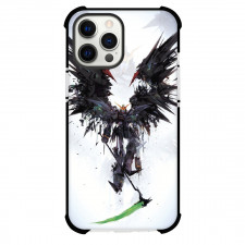 Gundam Wing Deathscythe Phone Case For iPhone Samsung Galaxy Pixel OnePlus Vivo Xiaomi Asus Sony Motorola Nokia - Deathscythe Flying Illustration
