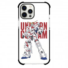 Gundam Wing Gundam Unicorn Phone Case For iPhone Samsung Galaxy Pixel OnePlus Vivo Xiaomi Asus Sony Motorola Nokia - Gundam Unicorn Standing Portrait On White Background